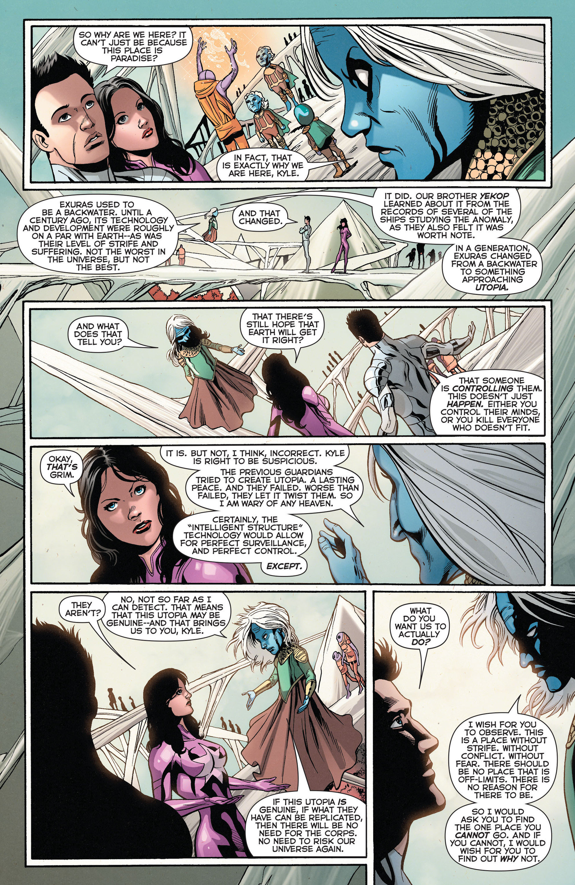 Read online Green Lantern: New Guardians comic -  Issue #25 - 9