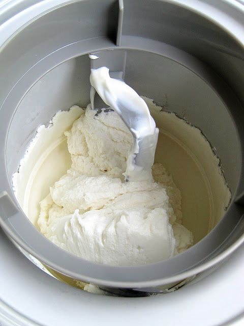 Frozen yogurt with Greek yogurt. Good base recipe to build on. (4 cups plain Greek yogurt, 1/2 cup sugar, & 1 1/2 tsp vanilla)