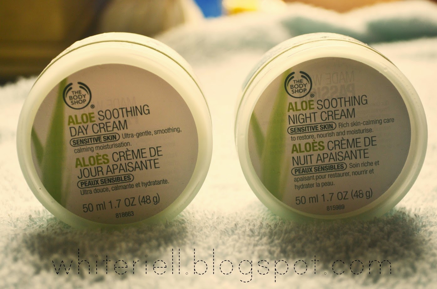 whiteriell {REVIEW} The Body Shop ALOE SOOTHING DAY CREAM & NIGHT CREAM