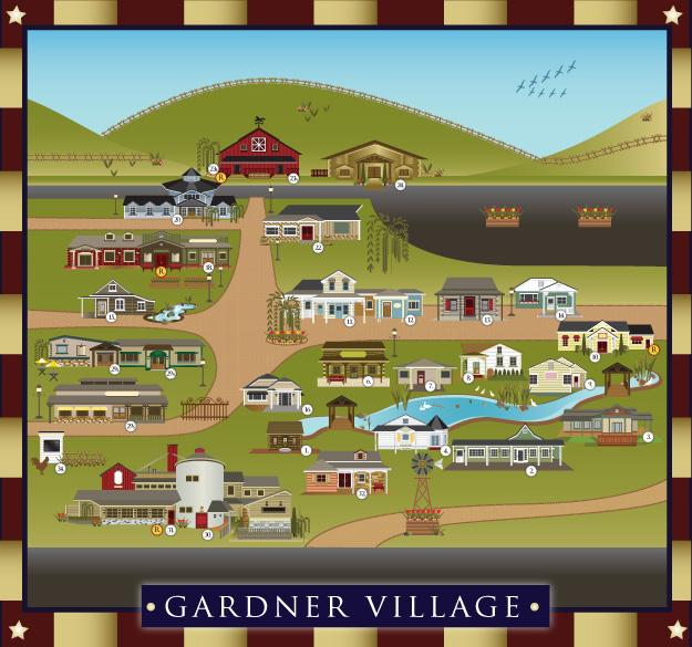 The Frosted Gardner Gardner Village