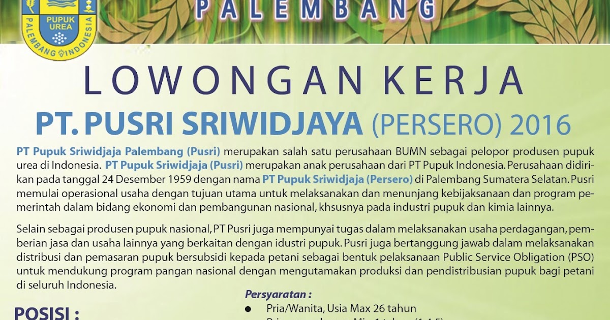 Lowongan kerja cikarang mei lowongan bumn mei 2017 2018 