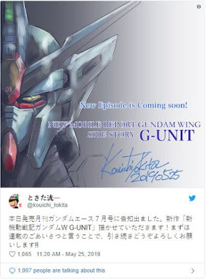 Manga Baru Gundam Wing G-UNIT Dirilis Pada Bulan Juni