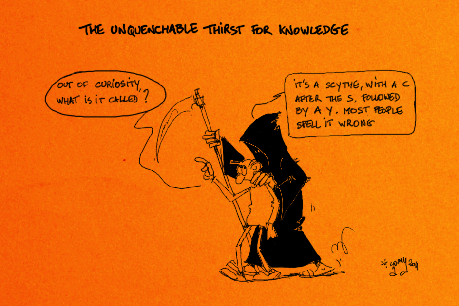 Imprimatür ! The unquenchable thirst for knowledge