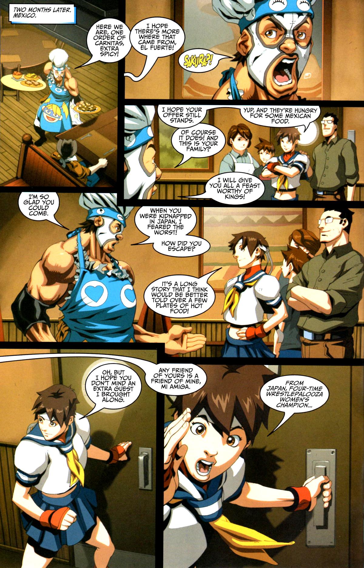Read online Street Fighter IV comic -  Issue #4 - 22