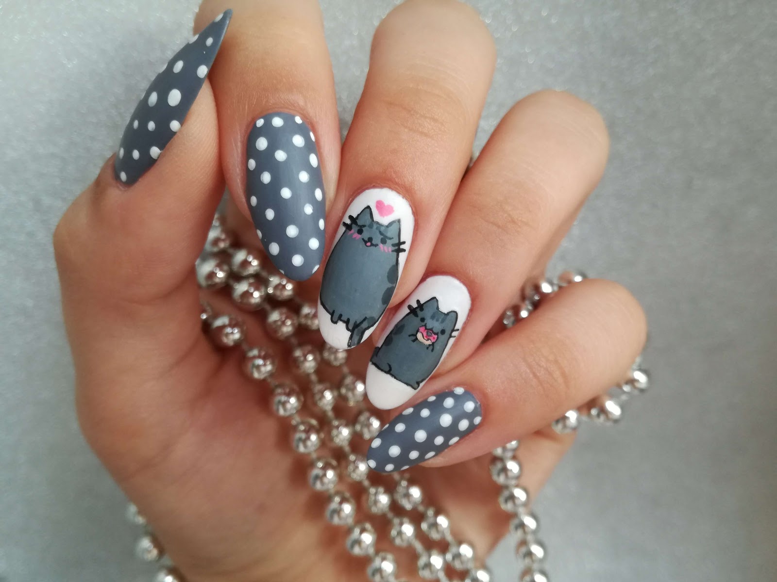 Paznokcie Z Kotem Pusheen Na See Bloggers Malinaila Pl