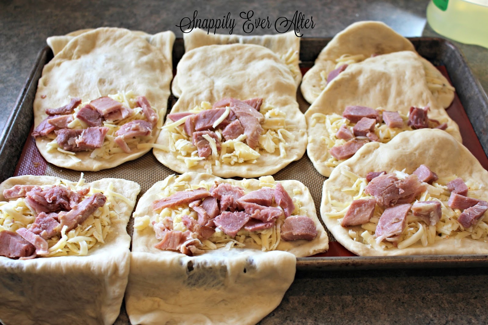 Snappily Ever After Ham and Cheese Hot Pockets