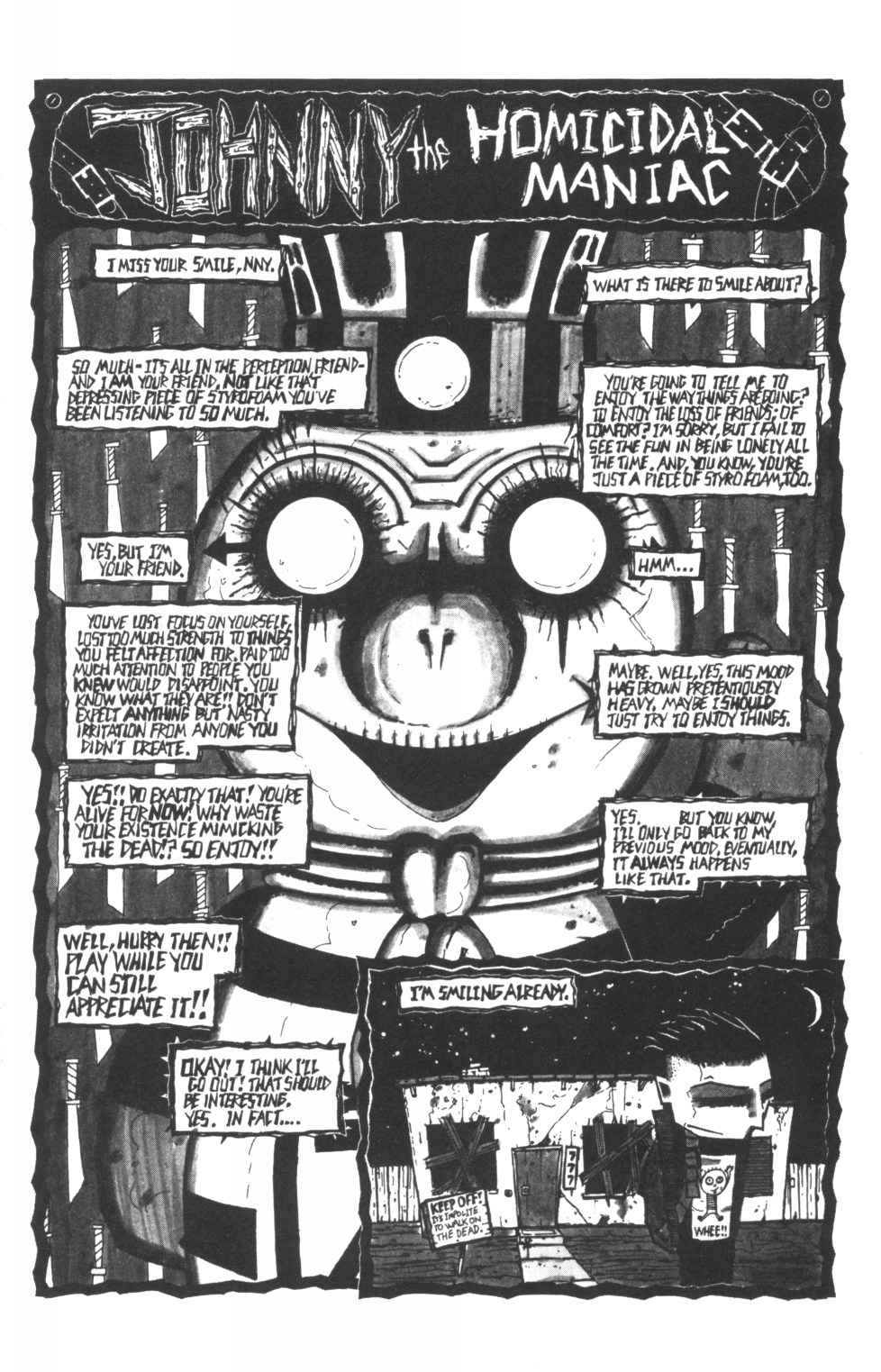 Read online Johnny the Homicidal Maniac comic -  Issue #3 - 3