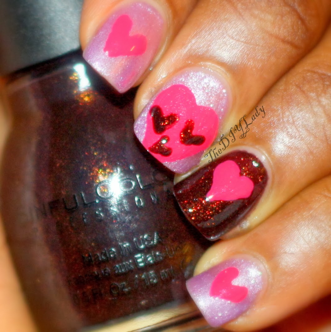 Wear your heart on your nails: Making Heart Shapes with dotting tool ...