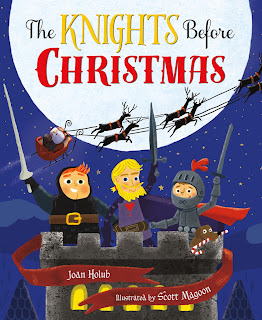 http://www.amazon.com/Knights-Before-Christmas-Joan-Holub/dp/0805099328/ref=sr_1_1?ie=UTF8&qid=1442844698&sr=8-1&keywords=the+knights+before+christmas