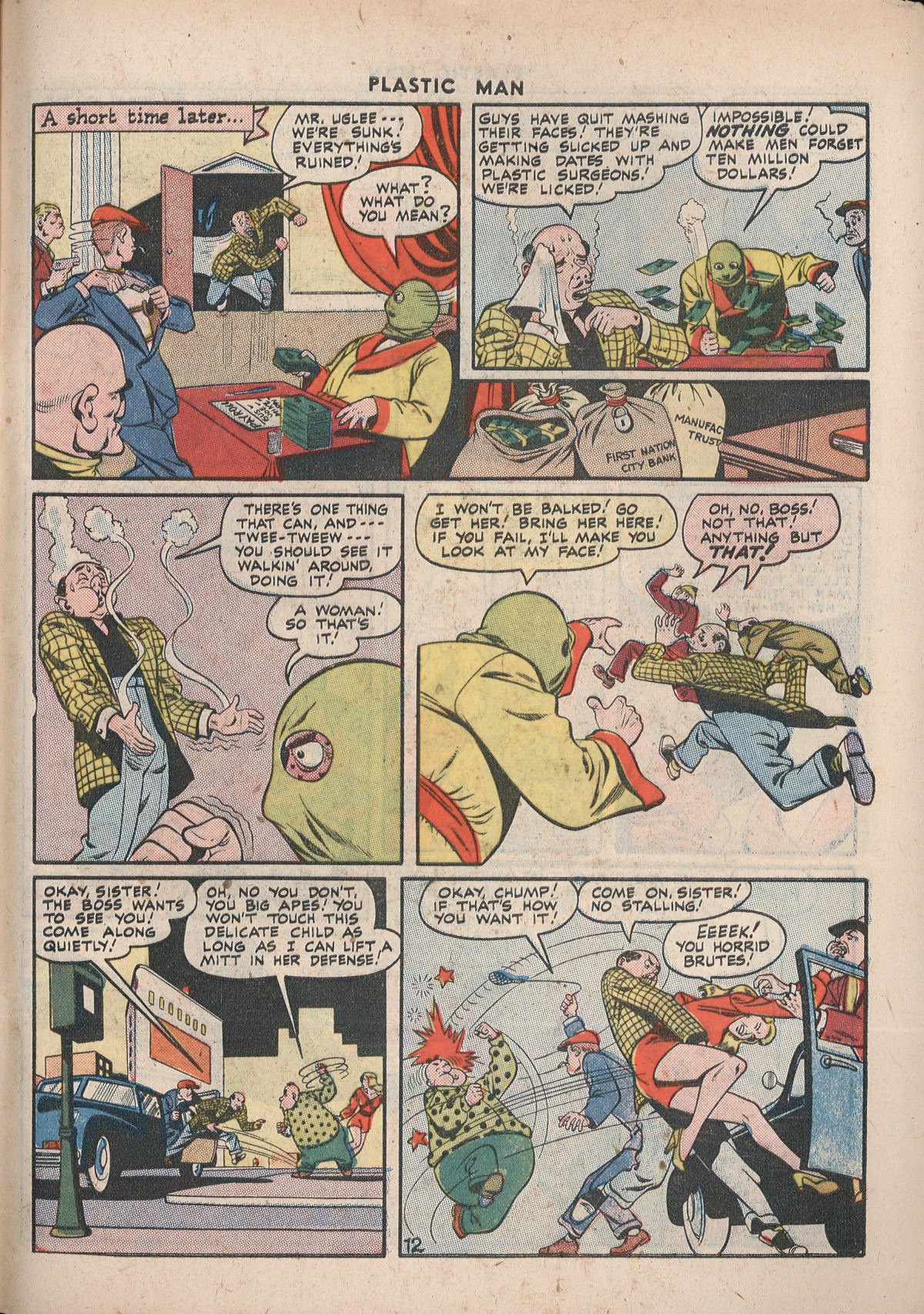 Read online Plastic Man (1943) comic -  Issue #8 - 47