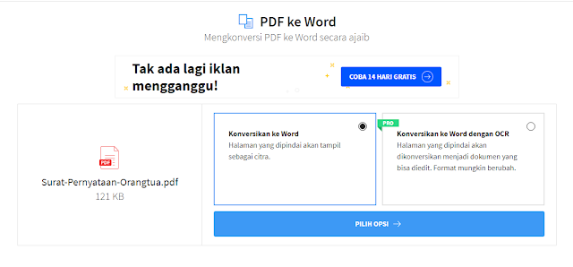 Cara Mengubah File Pdf ke Word