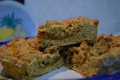 Sbriciolata con semola rimacinata e confettura di zucca