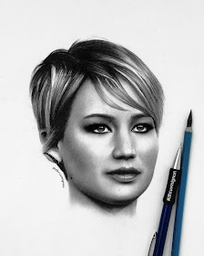 07-Jennifer-Lawrence-dhruvmignon-Celebrity-Miniature-Black-and-White-Pencil-Portraits-www-designstack-co