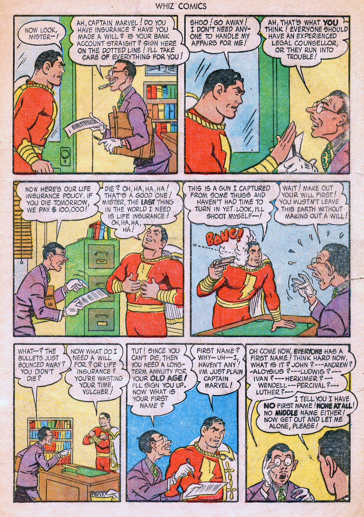 Read online WHIZ Comics comic -  Issue #61 - 5