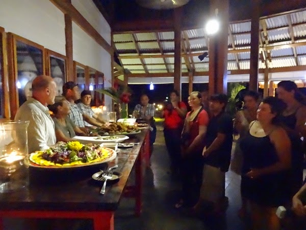 Dinner time at Blue Osa Dinner time at Blue Osa