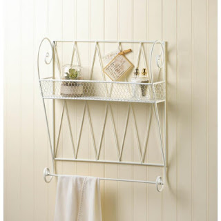 White Wire Wall Shelf - GIftspiration