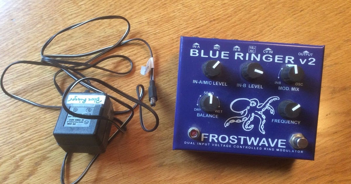 MATRIXSYNTH Frostwave Blue Ringer Ring Mod pedal by Paul Perry