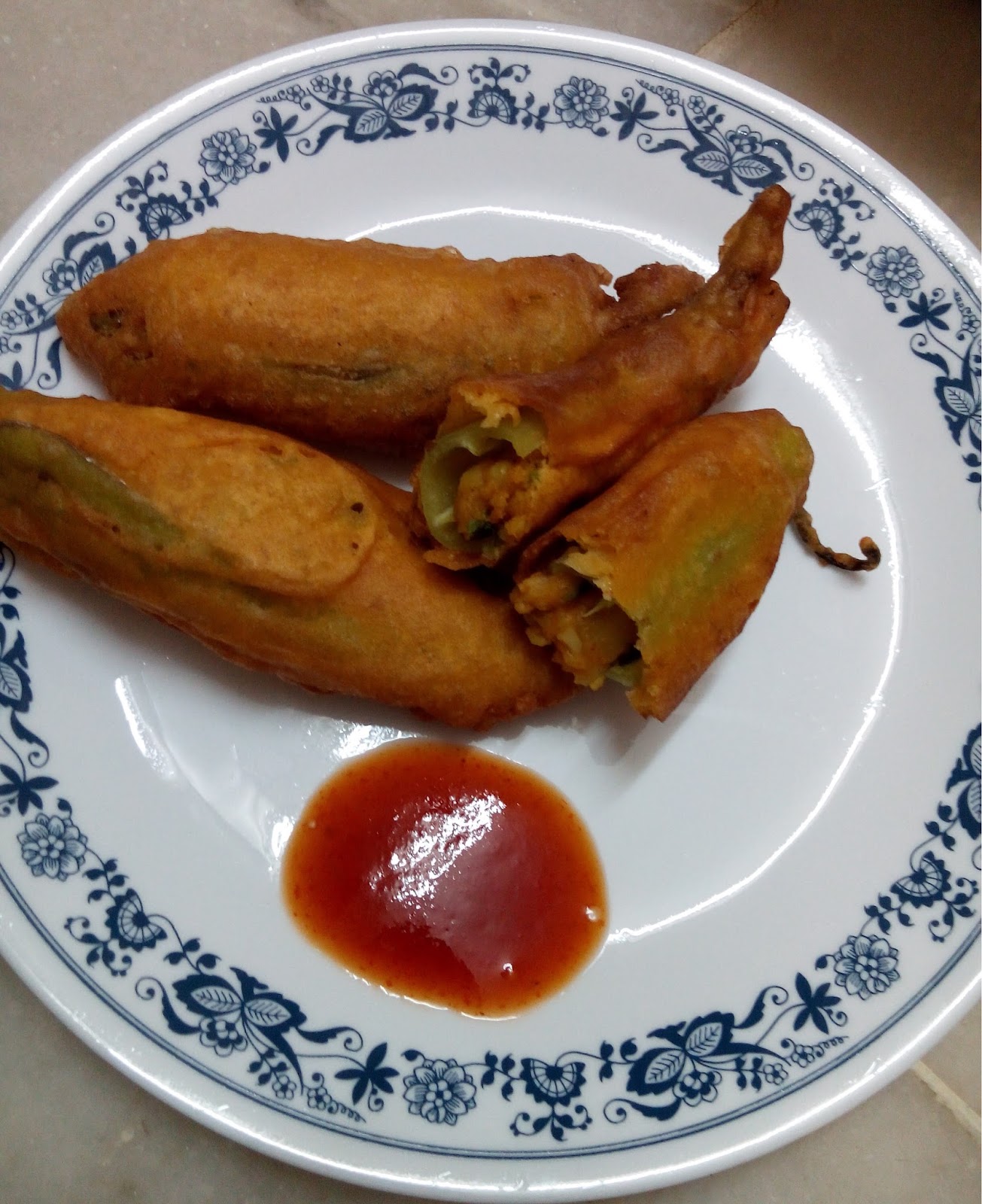 Love to Cook Stuffed Chilli Bajji