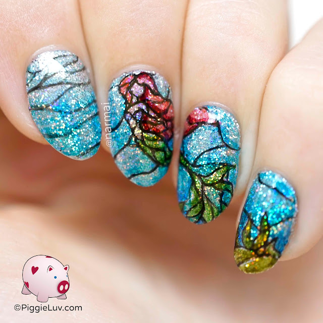 Stained glass nail-art by fionaadam on DeviantArt