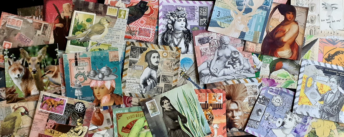 COLLAGE-SWAP mail art project