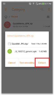 Fix Quick Memo App Missing