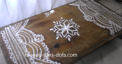 Saraswati Puja At Home Pooja Decoration Kolam By Sudha Balaji