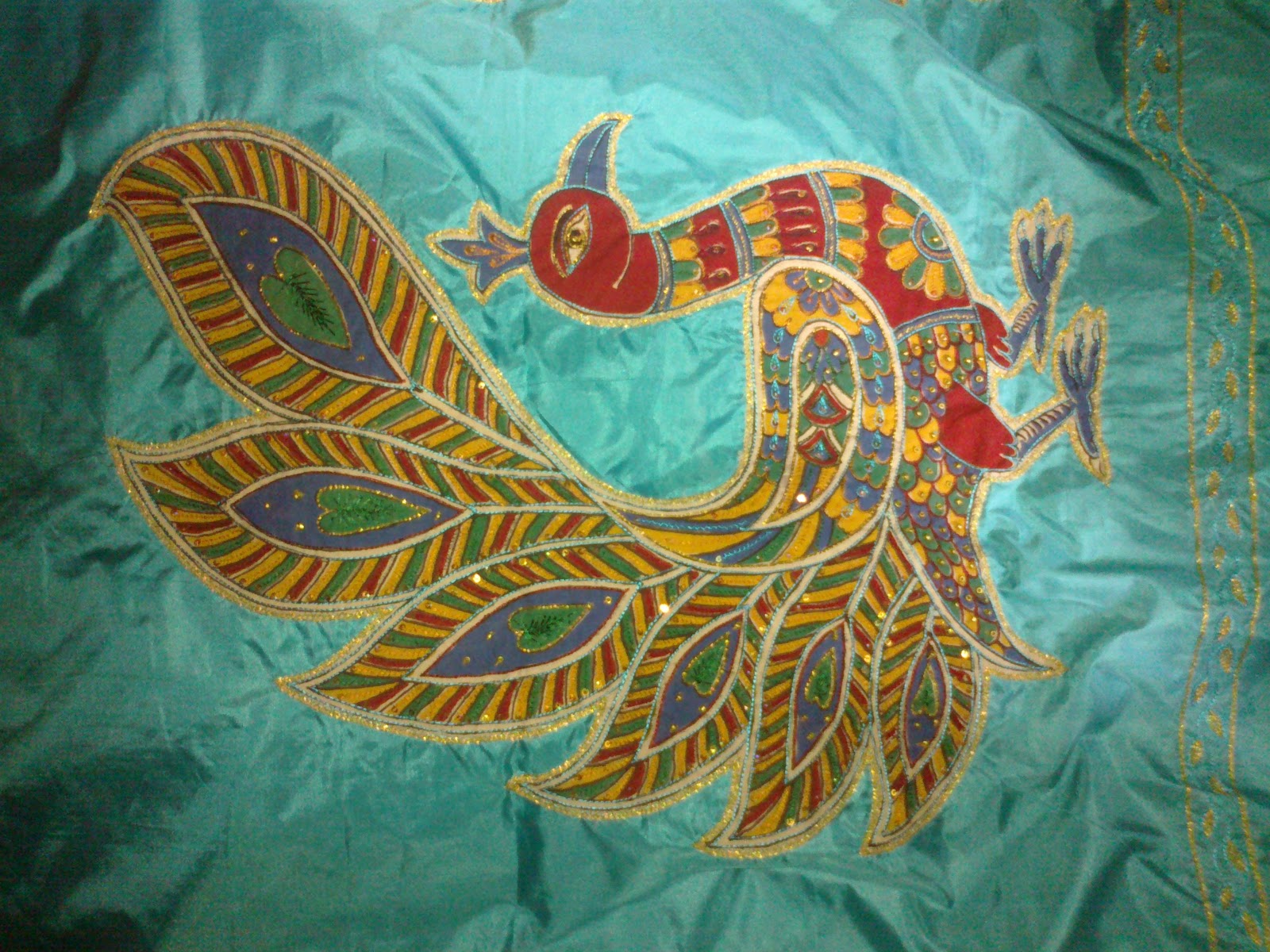 Virachita Creations of Virachita! Aari embroidery on Virachita Creations of Virachita! Aari embroidery on