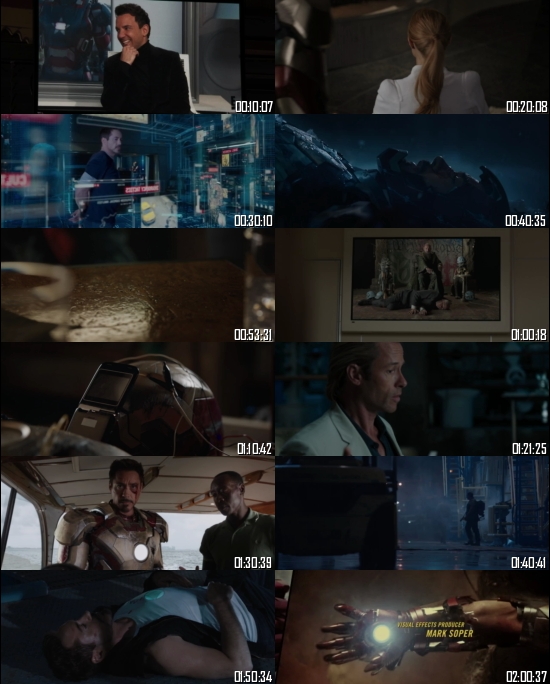 Iron Man 3 (2013) BRRip 720p 480p Dual Audio Hindi English Full Movie Download