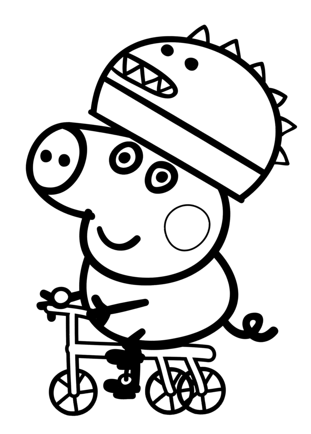 desenho-colorir-papai-pig  Desenhos para colorir peppa, Desenho, Colorir