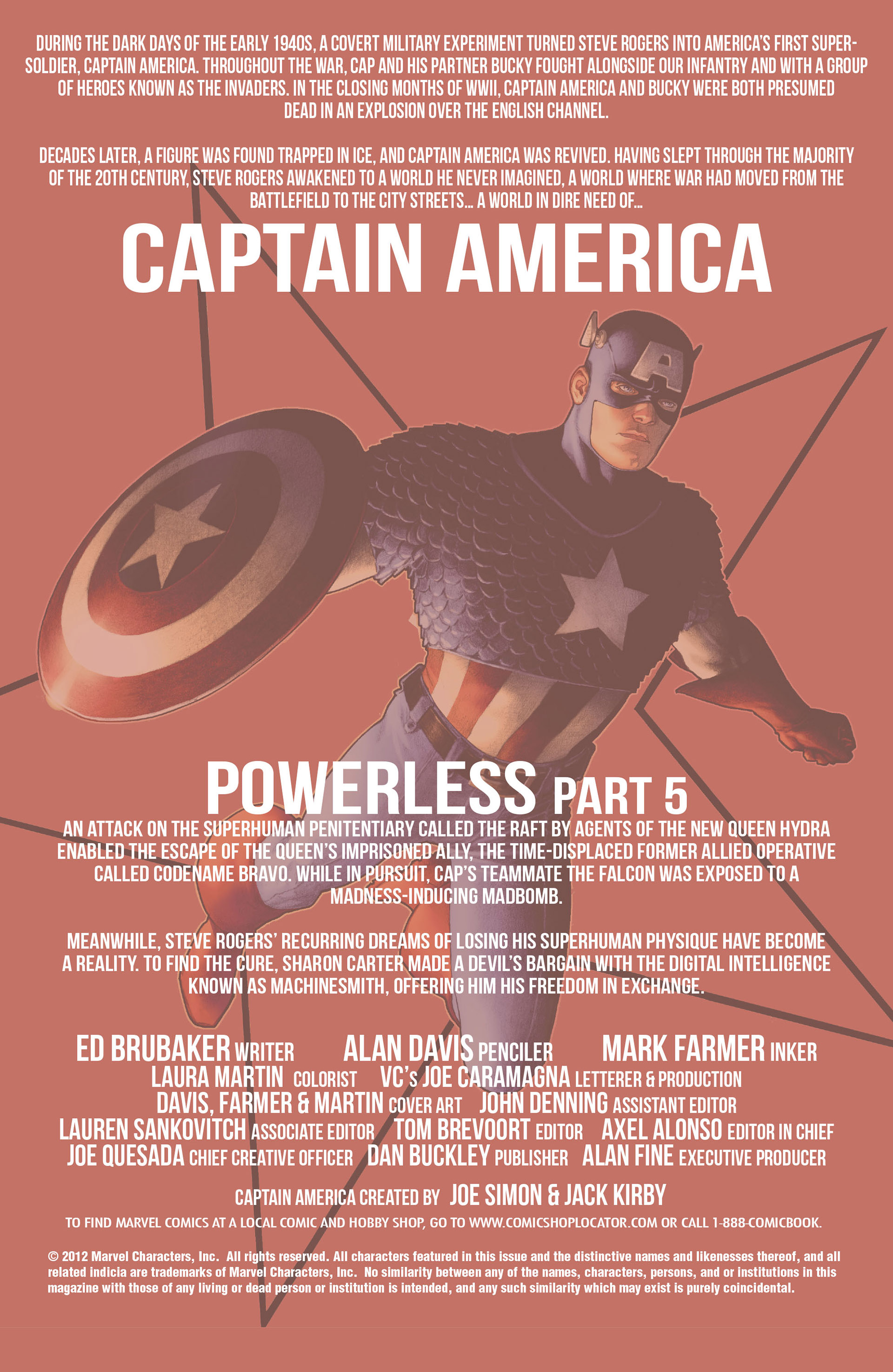 Read online Captain America (2011) comic -  Issue #10 - 2