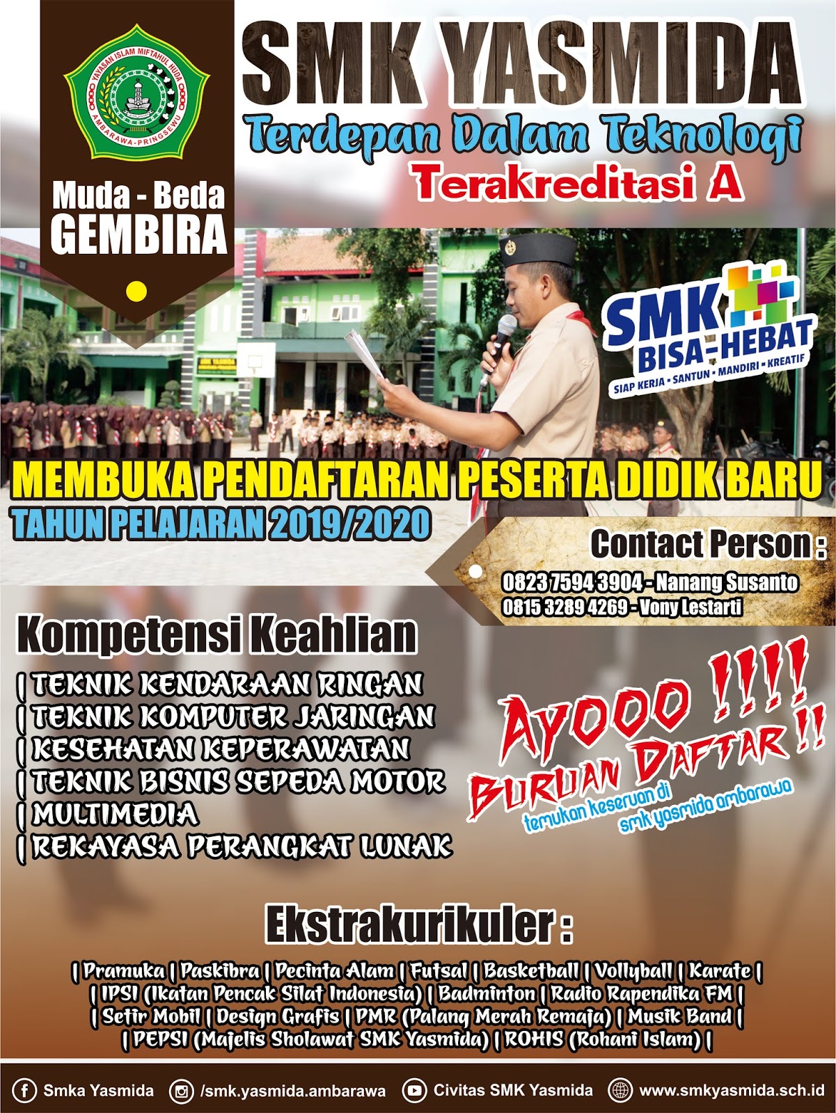 Contoh Brosur Promosi Ekskul Pmr Sketsa Contoh Brosur Promosi Ekskul Pmr Sketsa
