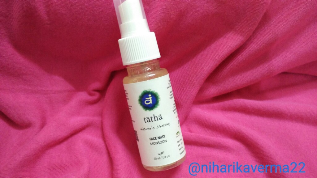 Tatha FACE MIST Monsoon by VedicCollection The Pink Velvet Blog