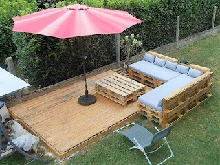 Ideas DIY para la terraza del jardín o deck de madera
