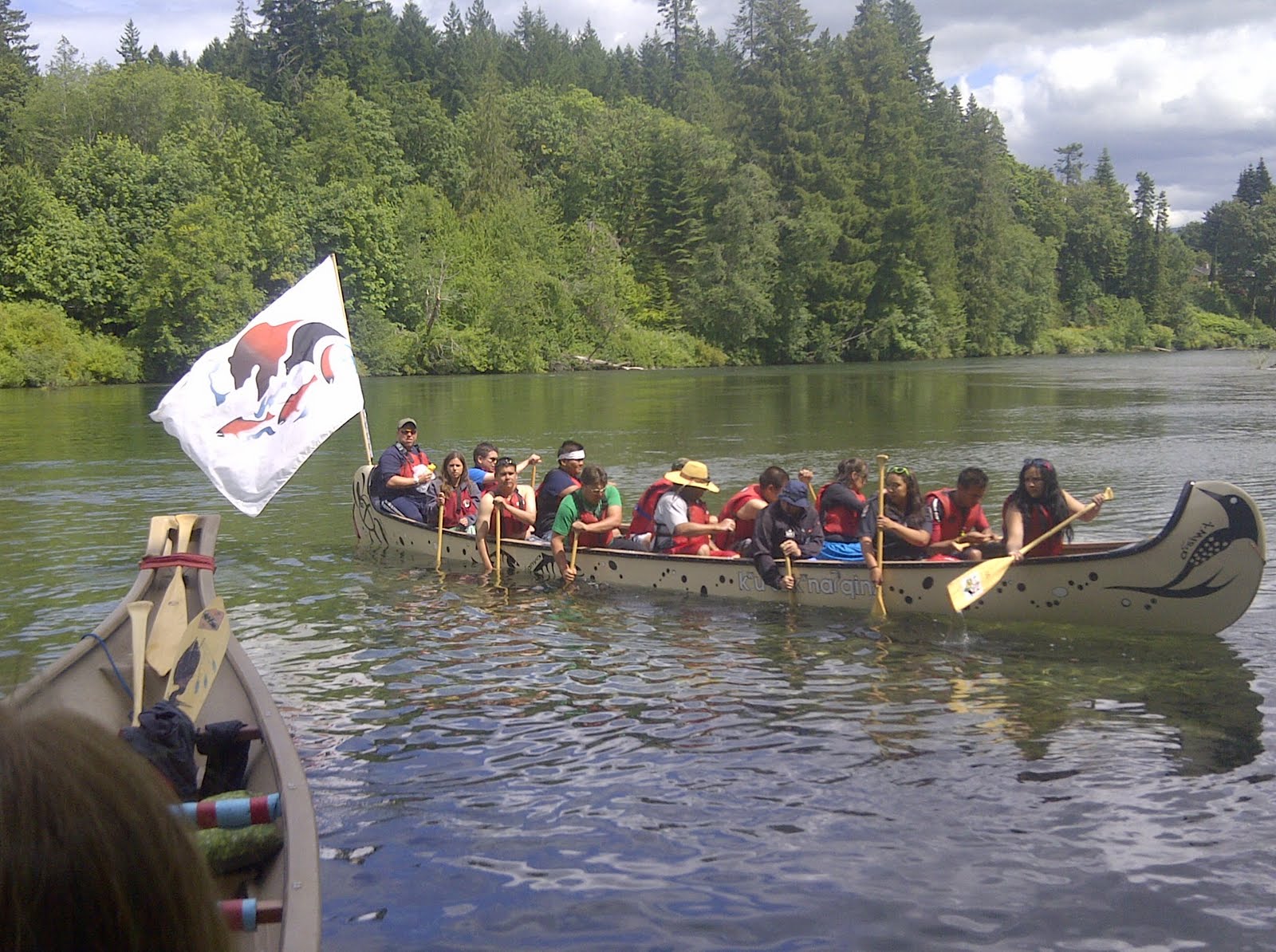 Sunshine Coast Pulling Together Canoe Journey 2011 Port Alberni July