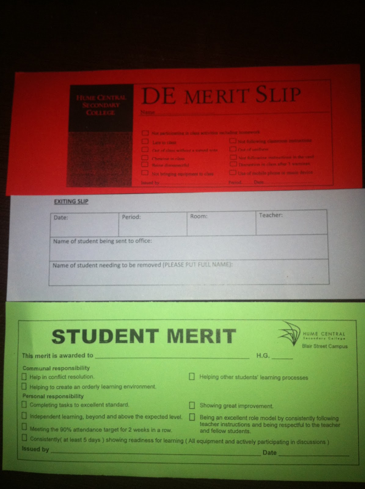 Behaviour Management Procedures: Campus 2 Procedure