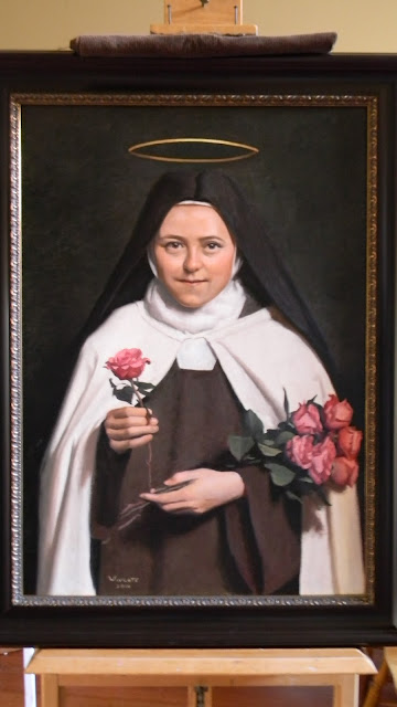 New Liturgical Movement: St Therese of Lisieux: A Painting by Henry Wingate