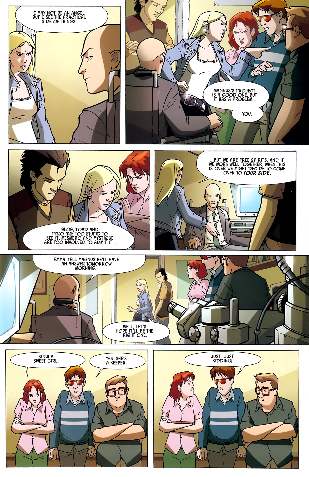 Read online X-Campus comic -  Issue #4 - 14