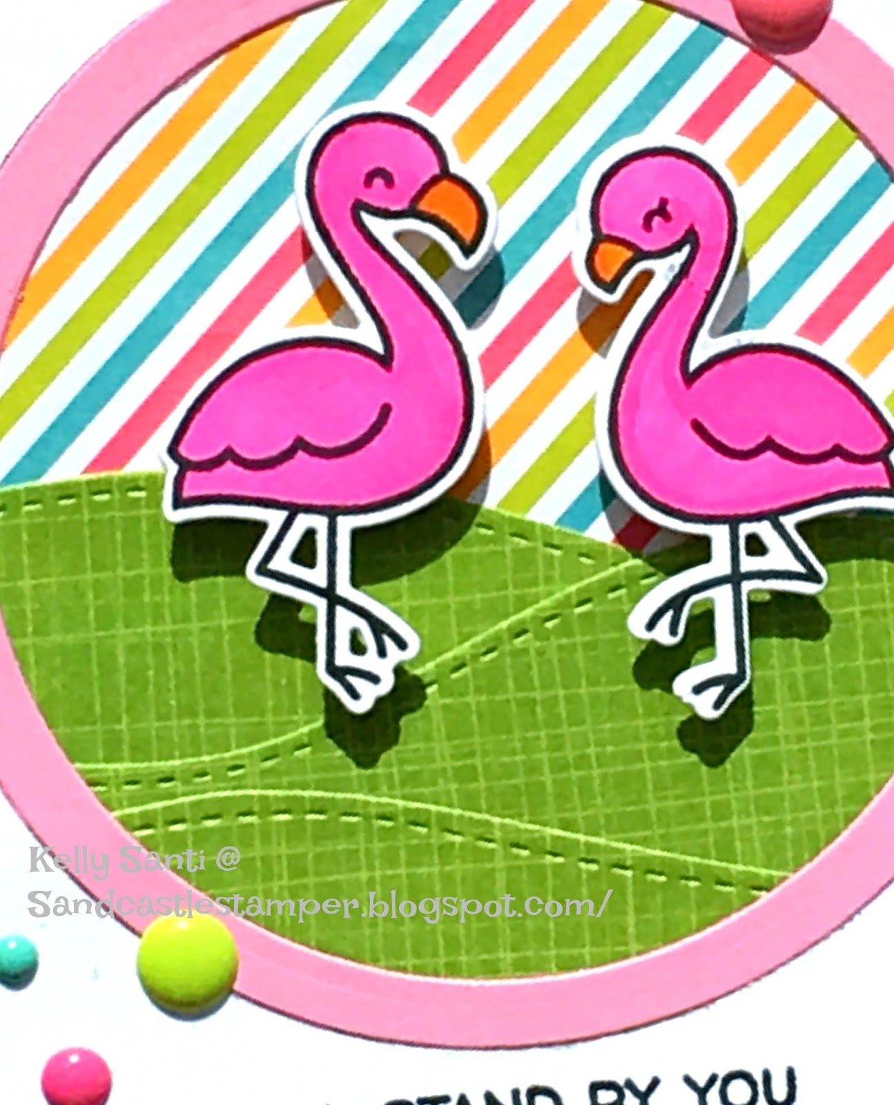 *Sandcastle Stamper* : National Flamingo Day!