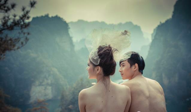 Hot Girls ♔♔…đôi tình nhân trẻ chụp cảnh cưới nude ở Hồ Bảo Phong, Hồ Nam , Trung quốc theo phong cách Avatar - Trang 7