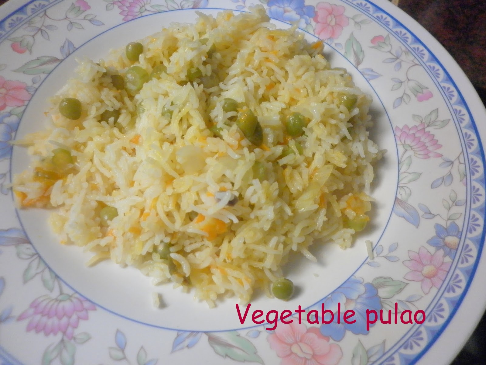 vegatable pulao