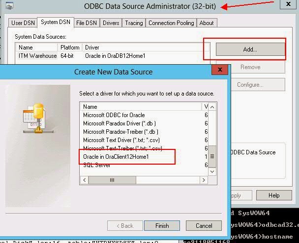 Oracle 32-bit database odbc drivers