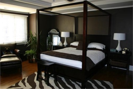 Decoracion Actual de moda: Dormitorios de color marrón chocolate