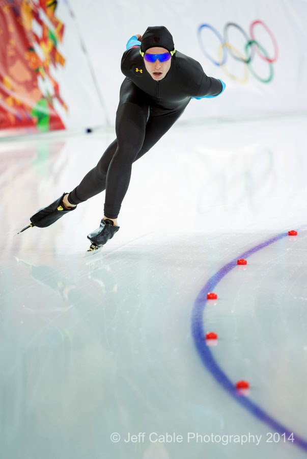 Jeff Cable's Blog Speed Skating Photographing the 10,000 meter race