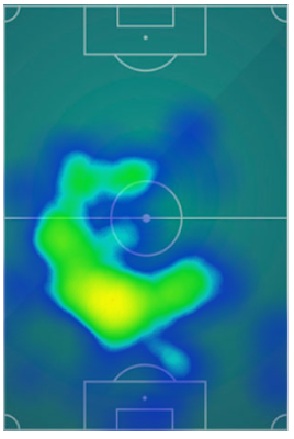 [PIC] 메시 이번시즌 리그 히트맵 모음.JPG