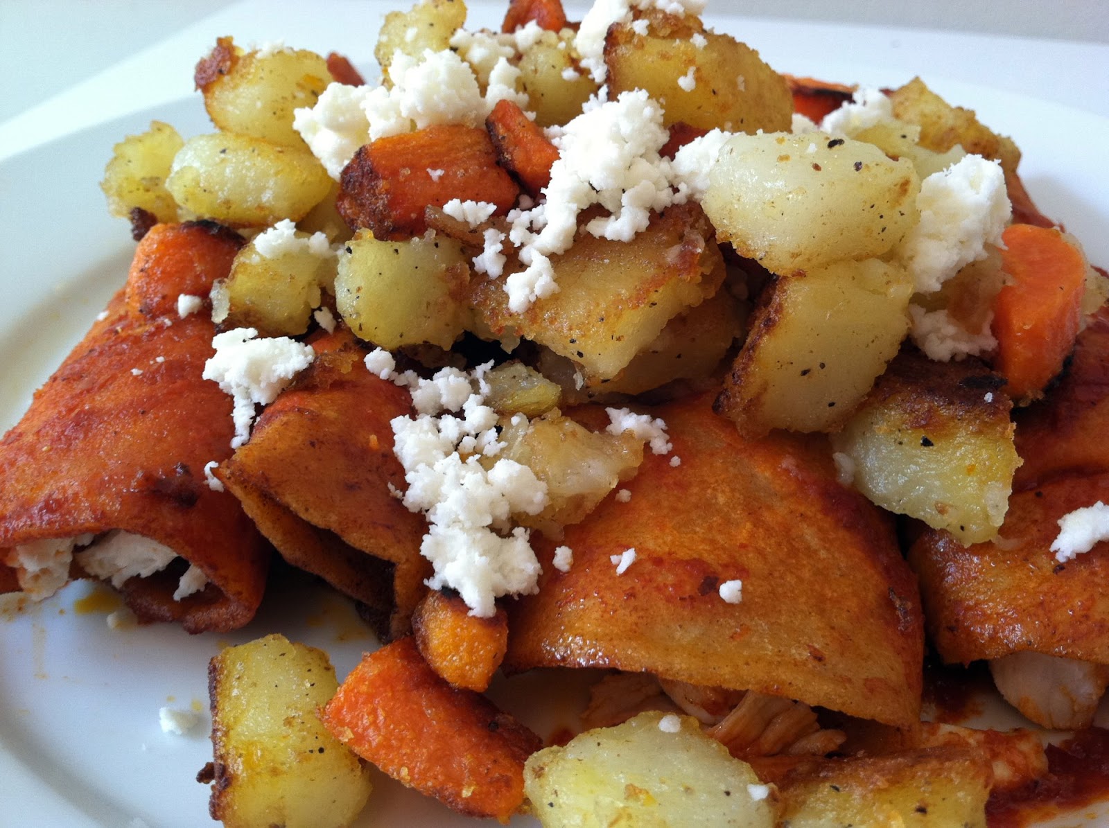 CatSoup Enchiladas Rojas