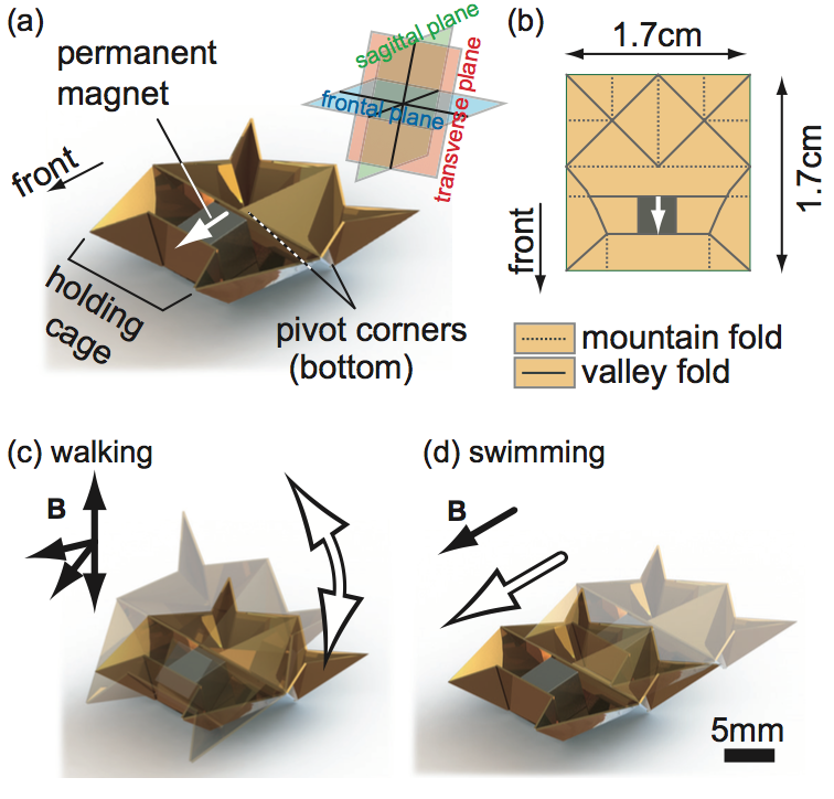 Hobbies y Gadgets El nano robot origami