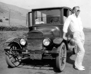 Model T and my dad...circa 1928