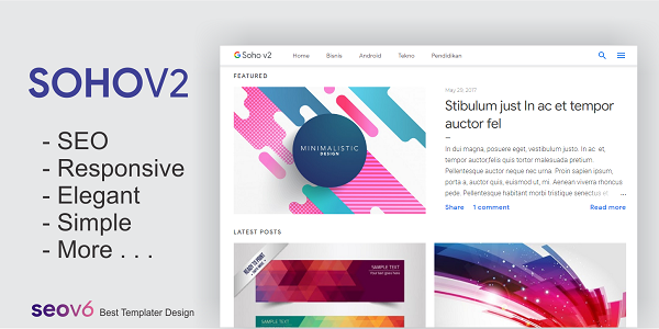 Soho v2 Responsive Template Blogger Soho v2 Responsive Template Blogger