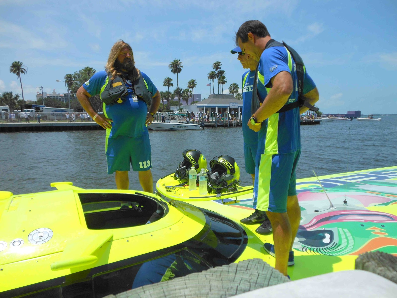 The Marine Installer's Rant Miss Geico offshore racing boat catches fire