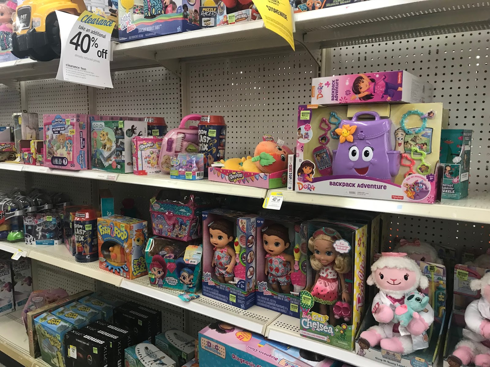 kmart toy shelf